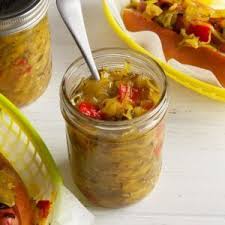 Pickled Green Tomato Relish Recipe In 2020 Pickled Green Tomatoes Tomato Relish Green Tomatoes