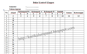 Buku Kontrol Klapper Paud Pendidikan Anak