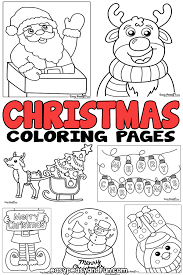 Free santa coloring pages for the holidays, including easy pictures for preschoolers and coloring sheets for big kids too! Christmas Coloring Pages Easy Peasy And Fun