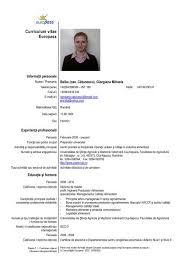 La limba şi literatura română , desfăşurat sub coordonarea prof. Curriculum Vitae Europass Usamv Cluj Napoca