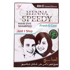 Buy Henna Speedy Fresh Cool Hair Dye Shampoo 884 5 Natural Brown 1 Packet Online Lulu Hypermarket Uae