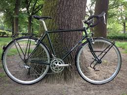 Rakete Randonneur Racinggreen Metallc Raketerandonneur Raketerad Stahlrahmen Reiserad Reiserad Stahlrahmen Fahrrad Fahrrad