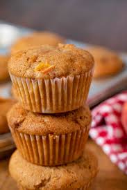 what are peach muffins mainly made up of