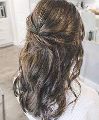 Maid Of Honor Bridesmaid Hairstyling Bridesmaid Hairstyling Honor Hairstylebridesmaid Brides Maid Hair Wavy Wedding Hair Wedding Hairstyles Bridesmaid