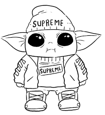 The launch of disney+ created a ton of buzz, from the technical difficulties that plagued its launch to th. Fashionable Baby Yoda Coloring Page Free Printable Coloring Pages For Kids
