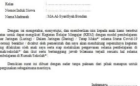 Pada postingan kali ini akan kami bagikan referensi berupa contoh contoh surat pernyataan orang tua bersedia memberikan izin anaknya. Contoh Surat Pernyataan Orang Tua Belajar Tatap Muka Cute766