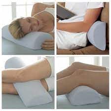 Half Moon Half Cylinder Neck Roll Pillow Best Wedge Cervical Lumbar Support Neck Roll Pillow Memory Foam Pillow Foam Pillows
