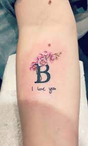 You can also dissolve with rubbing alcohol or baby oil. Letter B Tattoo Letter B Tattoo B Tattoo Initial Tattoo