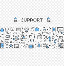 It's also frequent to find internal help desk support to answer technical questions within the company. Technical Support Banner Help Desk Png Image With Transparent Background Toppng