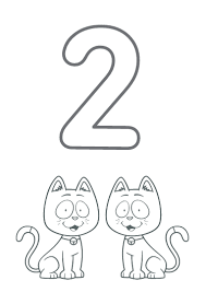 Numero 2 Para Colorear