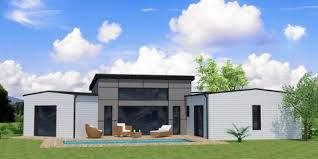 Maison Moderne Bardage Gris Toit Plat Bac Acier Maison Bois Maison Toit Plat Et Plan Maison Moderne
