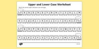 Printable alphabet activity to help kids practice matching letters with free tools upper and lowercase letters perfect for a construction . Upper Case And Lower Case Letters Matching Worksheet