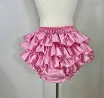 All sizes Waterproof lined Adult Baby Satin Pink Frilly Sissy Panties Nappy  Cover ABDL Cosplay Sexy diaper cd tv unisex lingerie ddlg