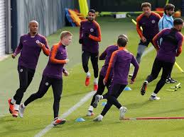Kevin De Bruyne Returns To Manchester City Training Sports Mole