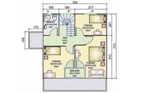 Bu ev planlamasında üç farklı yatak odası, üç adet banyo, bir salon, bir ofis odası ve bir bir çocuk oldası bulunuyor. 120m2 3 Oda 1 Salon 2 Banyo 1 Kiler Ida Prefabrik