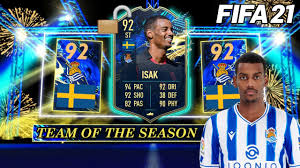 Fifa 21's team of the season (tots) promotion has been underway for a while now. 92 Tots Alexander Isak Player Review Fifa 21 Youtube