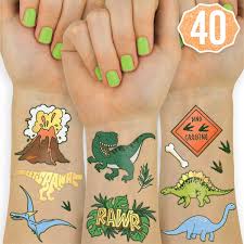Art games can be a fun introduction to the world of color. Xo Fetti Dinosaur Temporary Tattoos For Kids 40 Styles Birthday Party Supplies Dinosaur Party Favors T Rex Decorations Walmart Com Walmart Com