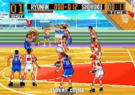 Official manga and anime basketball game. From Tv Animation Slam Dunk Super Slams Mame 0 139u1 Mame4droid Rom Download Wowroms Com