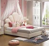 Couvre-chef rembourré en velours, lit de princesse en velours, rose, pour  fille