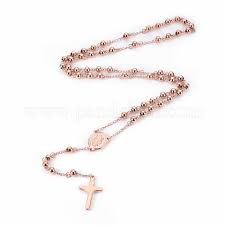 Collane con rosario in acciaio inossidabile 304 all'ingrosso
