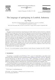 Type your text & get english to persian translation instantly. Pdf The Language Of Apologizing In Lombok Indonesia
