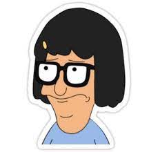 Tina Belcher Everything Is Ok Face Sticker Face Stickers Tina Belcher Bobs Burgers Tina