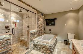 Smaller oblong tile than in main part of house. 21 Travertine Shower Ideas Bathroom Designs