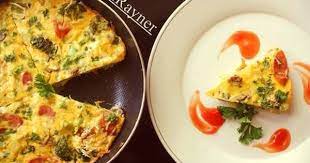 resep frittata brokoli sosis jamur dan keju italian omelete oleh tintin rayner resep makanan brokoli sosis
