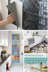 tout savoir sur le carrelage adhesif autocollant carrelage adhesif deco salle de bain deco