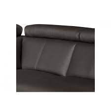 Convertible avec belle espace de couchage. Canape D Angle Convertible En Cuir Italien De Luxe 5 6 Places Tony Avec Coffre