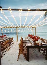 The Most Idyllic Beach Wedding Beach Wedding Decorations Beach Wedding Reception Beach Wedding Inspiration