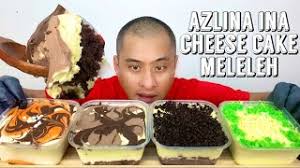 Home blueberry cheese cake featured kek resepi kek blueberry cheese. Cheese Cakes Leleh Viral By Azlina Ina Mukbang Malaysia Youtube