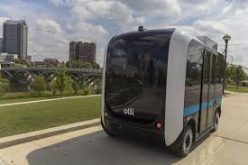 rancho cordova first city to test business use of self driving olli shuttle sae mobilus self driving olli shuttle