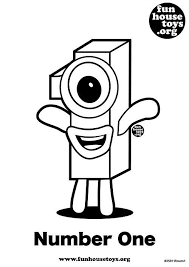 Fun House Toys Numberblocks Coloring Books Coloring Pages Fun