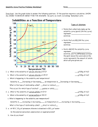 7) what ionic compound is least soluble at 400 c? Solubility Curve Practice Problems Worksheet 1