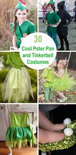 30 Cool Peter Pan And Tinkerbell Costumes Peter Pan Costume Kids Tinker Bell Costume Peter Pan Halloween Costumes