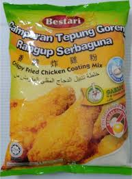 Resep ayam tepung daun jeruk. Bestari Tepung Goreng Ayam Garlic 1kg