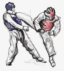 Illustration Of Martial Arts Fighting Wushu Wrestle Movement Png Transparent Clipart Image And Psd File For Free Download Martial Arts Sparring Karate Martial Arts Taekwondo