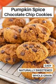 Pumpkin Spice Chocolate Chip Cookies Recipe Pumpkin Spice Spiced Chocolate Pumpkin Chocolate Chips