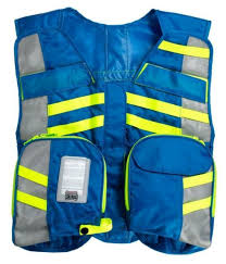 Blue safety vests are often used by police officers and parking attendants. Statpacks G3 Ansi Advanced High Visibility Safety Vest Blue For Sale Online Ebay