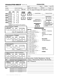 character sheet fill online printable fillable blank pdffiller