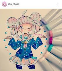 Ibu Chuan Manga Art Cute Art Copic Marker Art