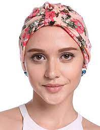 Pumpumpz Women Pleated Ruffle Stretch Bonnet Turban Hat Hair Wrap Cover Up Sun Cap Cancer Cap Hat Hairstyles Head Wrap Headband