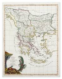 Turchia D Europa Divisa Nelle Sue Provincie E Governi Greece Map Botanical Illustration History Images