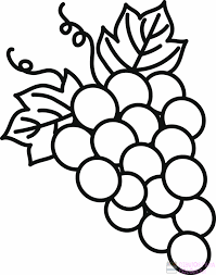 Dibujo Uvas Para Colorear