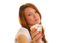 259 Woman Holding Money Medical Bill Stock Photos