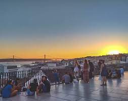 A terrace with a view. Viewpoint Santa Catarina Local Guides Rua De Santa Catarina Lisboa 1200 Portugal