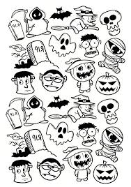 Dibujos De Halloween Para Colorear De Miedo