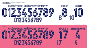 The graphic details, present on the collar and sides of the adipro 20 jersey match the logo color. Football Teams Shirt And Kits Fan Font Real Madrid European 2020 21