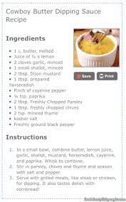 Elegant Cowboy Butter Dipping Sauce Dipping Sauces Recipes Sauce Recipes Recipes